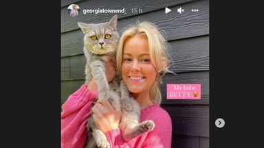 Love Island star Georgia Townend used the sticker in her Story: Pic: @georgiatownend_